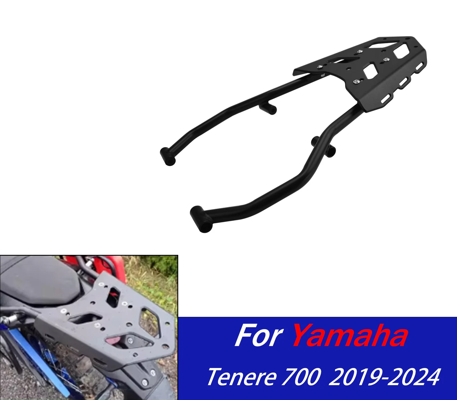 For XTZ700 Tenere700 Rear Luggage Rack ForYamaha Tenere700 XTZ 2019-2024 Motorcycle Carrier Tail StorageSupportShelf Accessories
For XTZ700 Tenere700 Rear Luggage Rack ForYamaha Tenere700 XTZ 2019-2024 Motorcycle Carrier Tail StorageSupportShelf Accessories