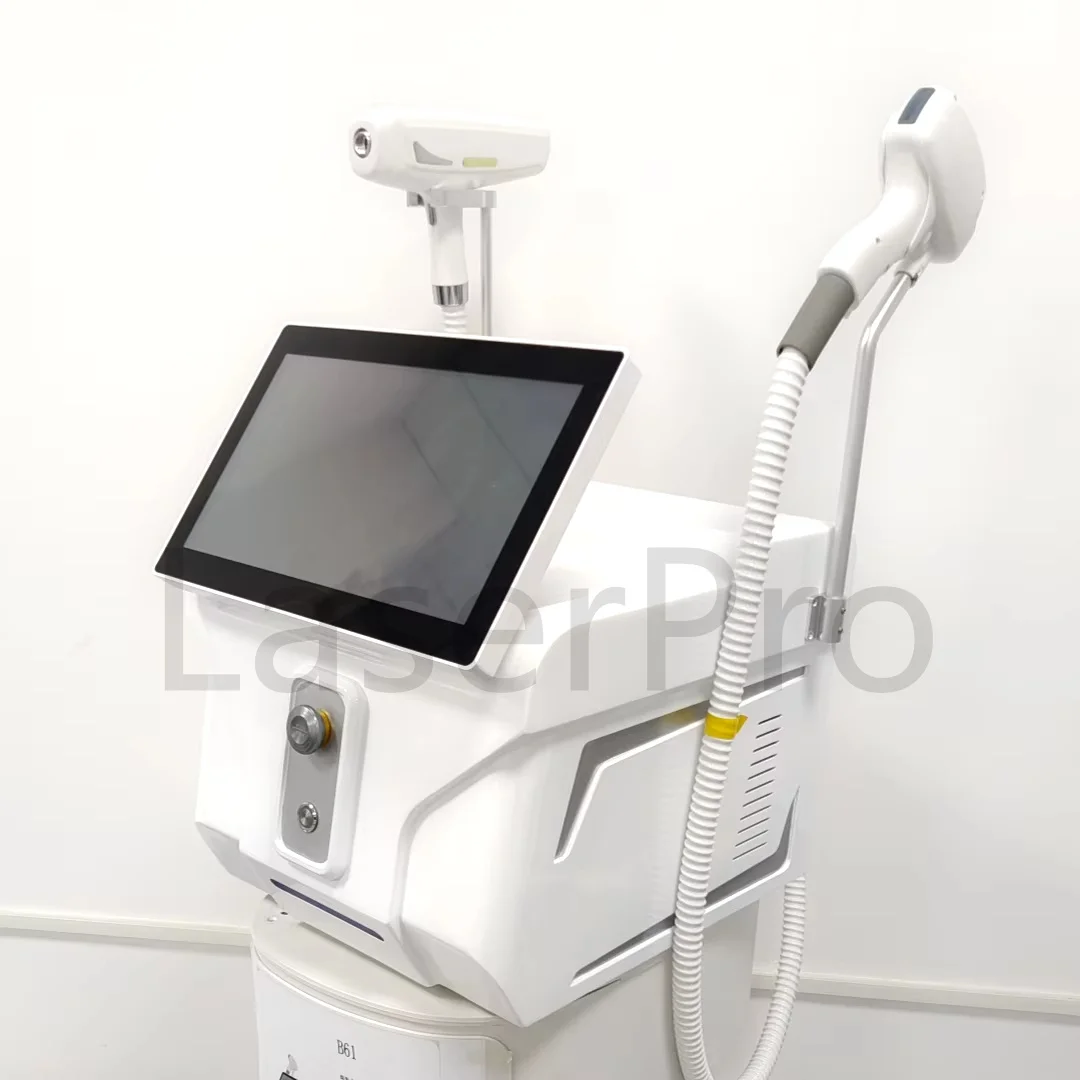 New Arrive 2 in 1 Diode Laser Nd Yag Laser 755 808 1064nm Hair Removal Machine Skin Rejuvenation Epilator Beauty Salon Use
New Arrive 2 in 1 Diode Laser Nd Yag Laser 755 808 1064nm Hair Removal Machine Skin Rejuvenation Epilator Beauty Salon Use