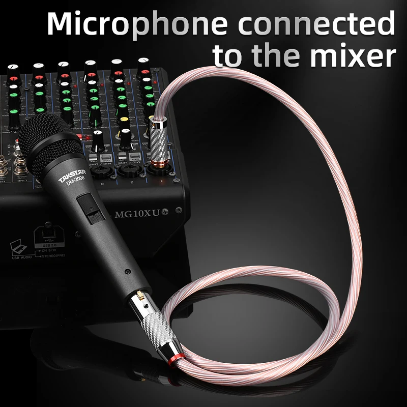 Hifi 6.35mm to XLR Audio Cable OCC and silver mixed TRS 6.35 mm/6.5 mm Male to XLR Female Balanced Speaker Microphone Cable
Hifi 6.35mm to XLR Audio Cable OCC and silver mixed TRS 6.35 mm/6.5 mm Male to XLR Female Balanced Speaker Microphone Cable