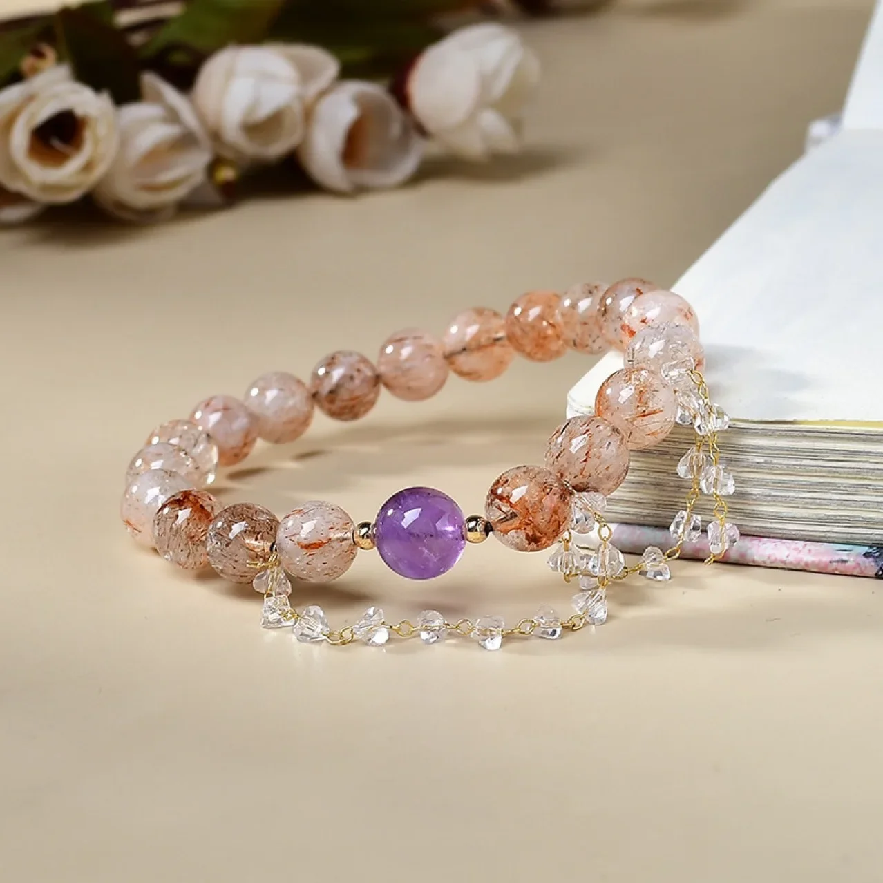 Natural Black Crystal Super Amethyst Bracelet Women's Light Luxury Fashion Bracelet
Natural Black Crystal Super Amethyst Bracelet Women's Light Luxury Fashion Bracelet