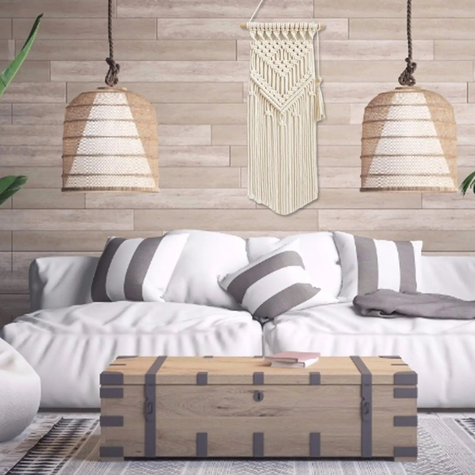 Macrame Wall Hanging | Multifunctional Boho Woven Wall Decor | Suitable for Living Room Bedroom Head
Macrame Wall Hanging | Multifunctional Boho Woven Wall Decor | Suitable for Living Room Bedroom Head
