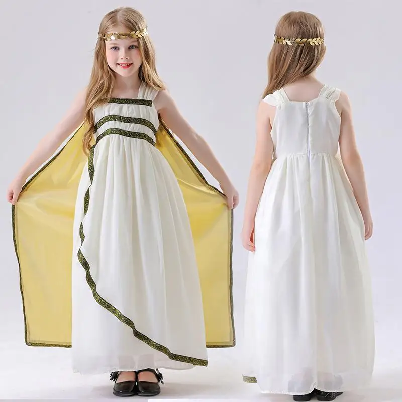 Halloween Queen Costume Children's Gold Princess Ancient Roman Clothing Women's Fashionable Traditional Stage Outfit Yue Meik...
Halloween Queen Costume Children's Gold Princess Ancient Roman Clothing Women's Fashionable Traditional Stage Outfit Yue Meik...