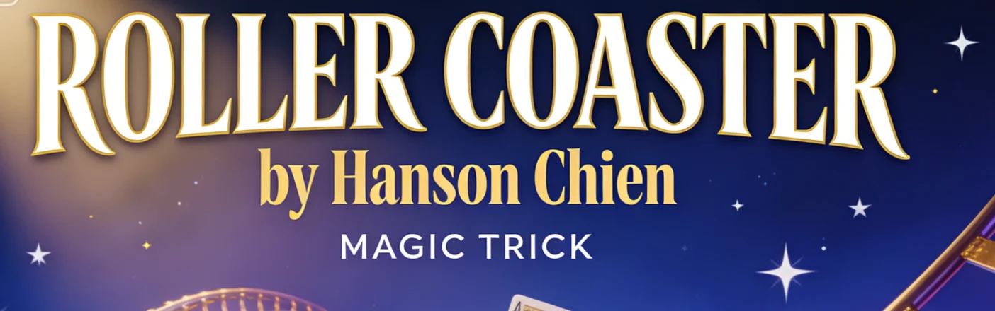 ROLLER COASTER by Hanson Chien, Coin into Glass Cup Penetration Magic Trick for Close Up Illusion Gimmick Mentalism Prop Magia
ROLLER COASTER by Hanson Chien, Coin into Glass Cup Penetration Magic Trick for Close Up Illusion Gimmick Mentalism Prop Magia