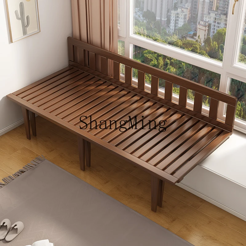 HJ bay window bed telescopic splicing row skeleton bedroom tatami extension connection pull-out expansion solid wood bed
HJ bay window bed telescopic splicing row skeleton bedroom tatami extension connection pull-out expansion solid wood bed