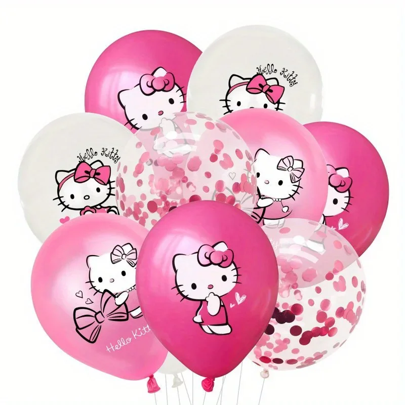 12pcs Sanrio Hello Kitty 12Inch Pink Latex Balloons Set Wedding Children Birthday Party Decoration Girl Baby Shower Globos Toys
12pcs Sanrio Hello Kitty 12Inch Pink Latex Balloons Set Wedding Children Birthday Party Decoration Girl Baby Shower Globos Toys