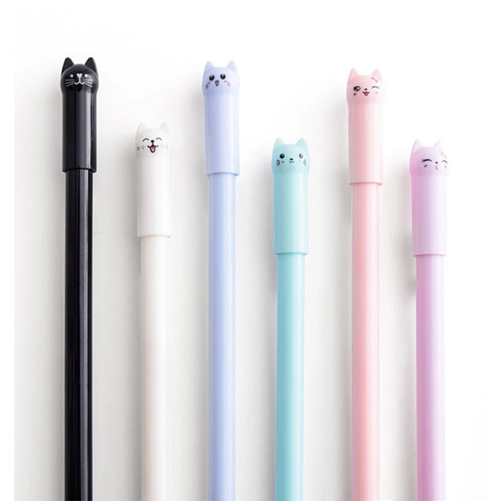 100Pcs Cute Cartoon Black Cat Gel Pen Rollerball Pen School Office Supply Stationery 0.5mm Black Ink Student Writing Pen
100Pcs Cute Cartoon Black Cat Gel Pen Rollerball Pen School Office Supply Stationery 0.5mm Black Ink Student Writing Pen