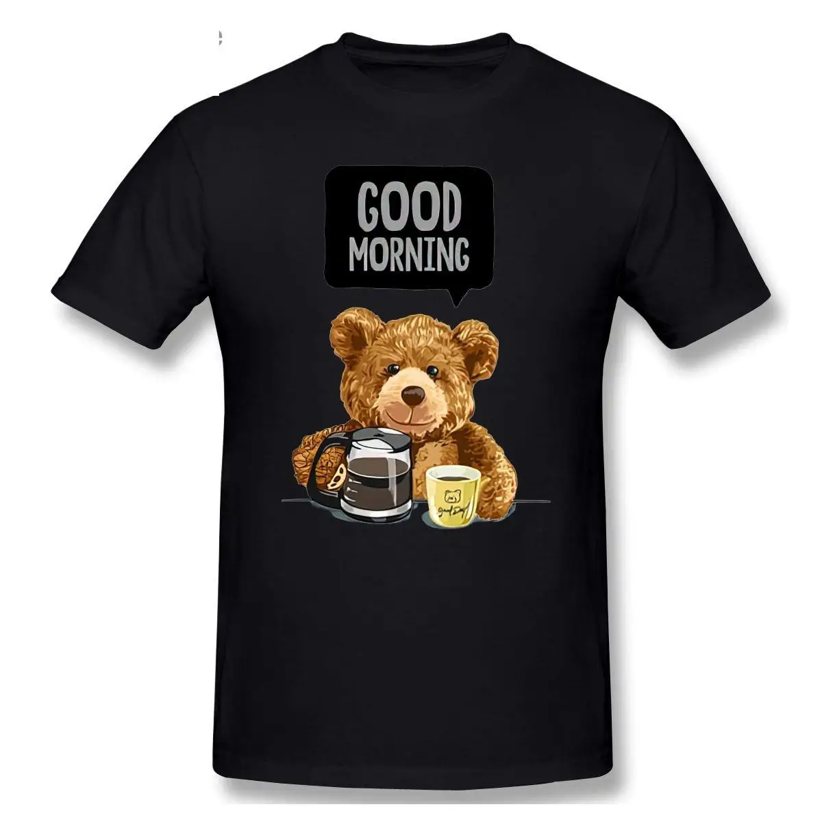 Good Morning Coffee Teddy Bear T shirt Harajuku T-shirt Graphics Tshirt Brands Tee TopF
Good Morning Coffee Teddy Bear T shirt Harajuku T-shirt Graphics Tshirt Brands Tee TopF