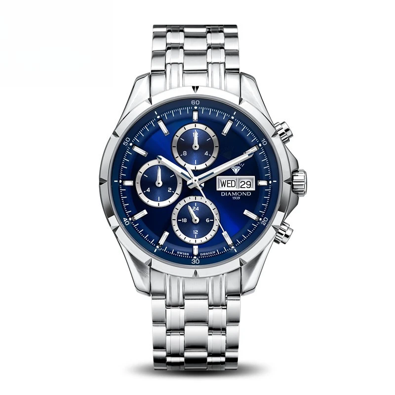 Shanghai Watch Men's Diamond Brand Automatic Mechanical Watch Domestic Genuine P602 Fashion Sports Multifunctional Men's Watch
Shanghai Watch Men's Diamond Brand Automatic Mechanical Watch Domestic Genuine P602 Fashion Sports Multifunctional Men's Watch