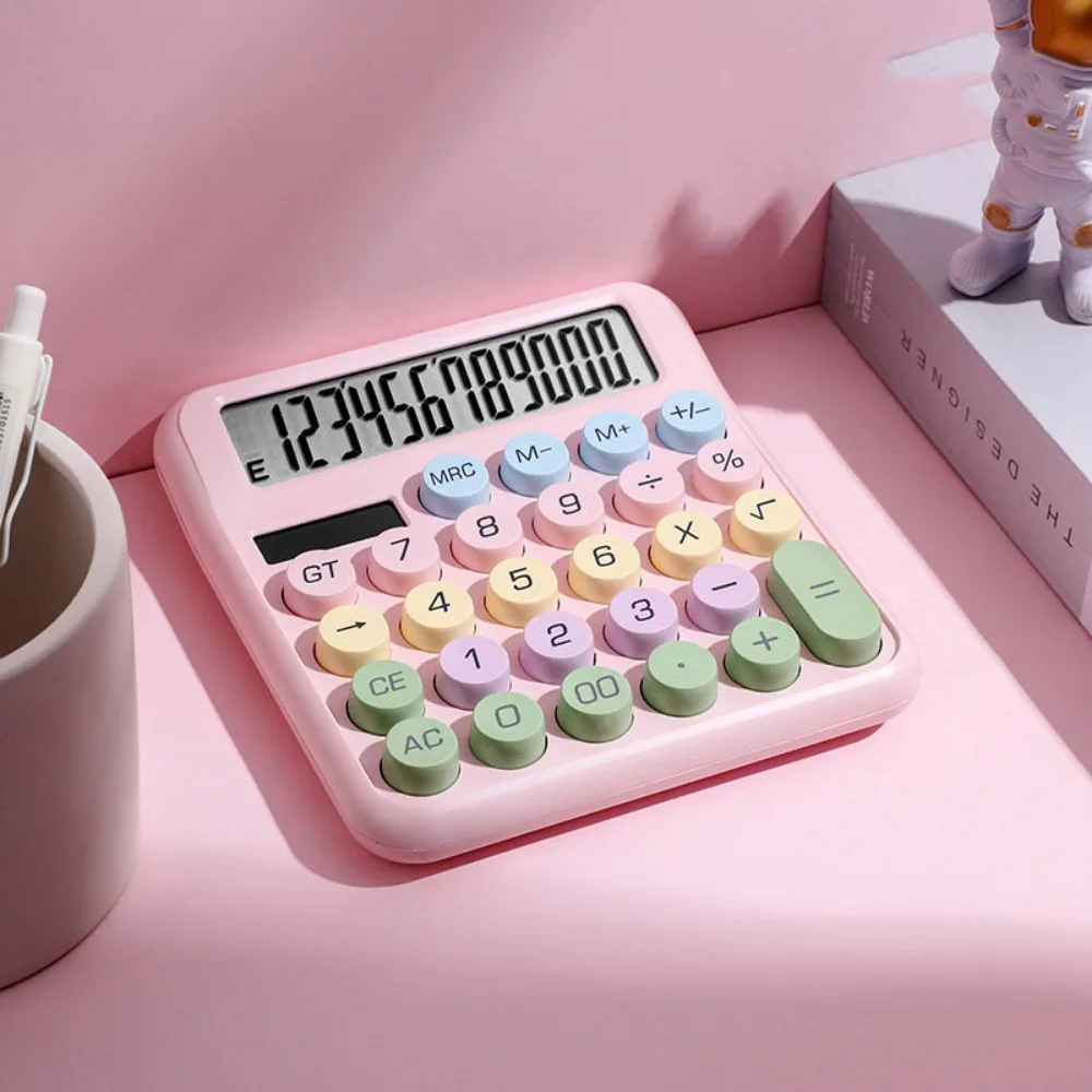 Solar Powered 12 Digits Calculator Mechanical Keyboard Widscreen Candy Color Calculator Dual Power Supply Dopamine Calculator
Solar Powered 12 Digits Calculator Mechanical Keyboard Widscreen Candy Color Calculator Dual Power Supply Dopamine Calculator