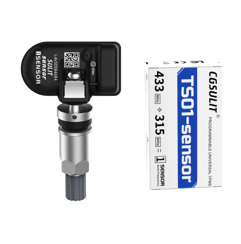 CGDI CGSULIT TS01 Universal Programmable TPMS Sensor 315MHz 433MHz 2in1 Cloneable Tire Pressure Sensor
CGDI CGSULIT TS01 Universal Programmable TPMS Sensor 315MHz 433MHz 2in1 Cloneable Tire Pressure Sensor