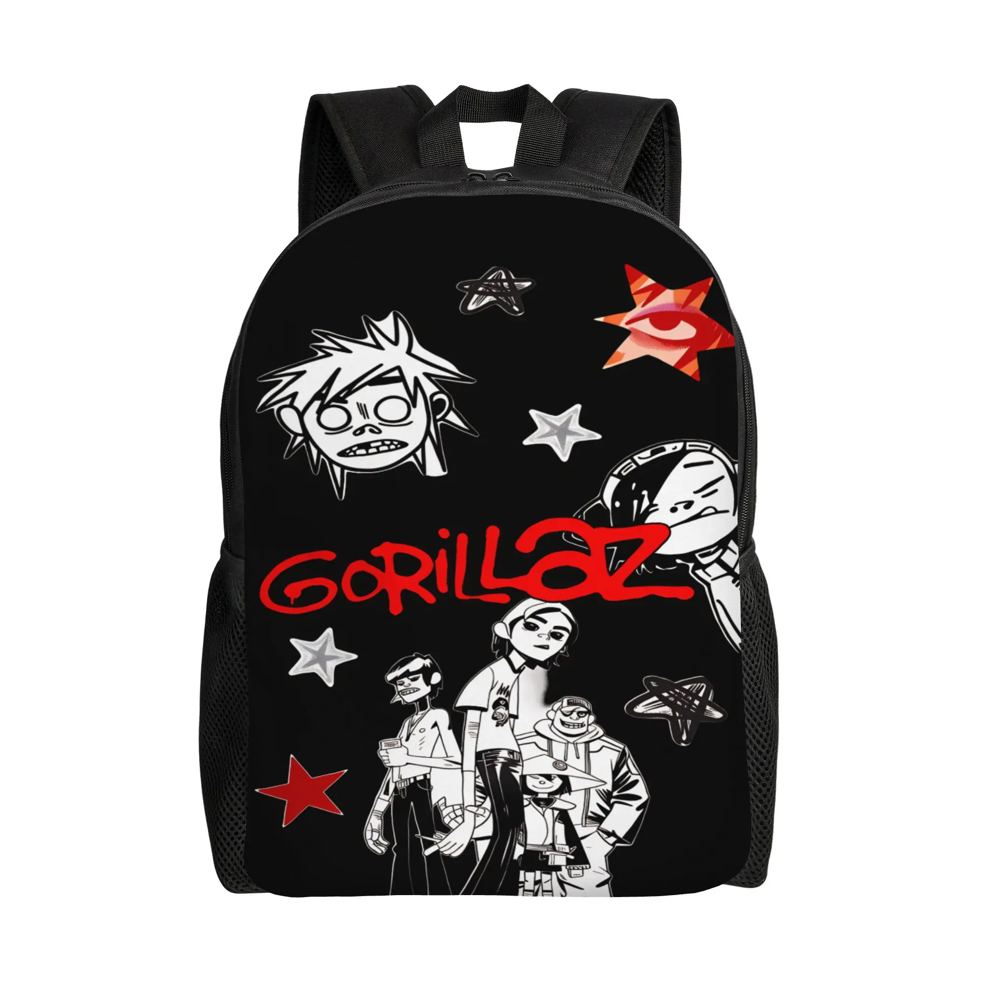 Punk Rock Music Gorillazs Backpack Unisex Print Backpacks Polyester Novelty High School Bags Outdoor High Quality Rucksack
Punk Rock Music Gorillazs Backpack Unisex Print Backpacks Polyester Novelty High School Bags Outdoor High Quality Rucksack