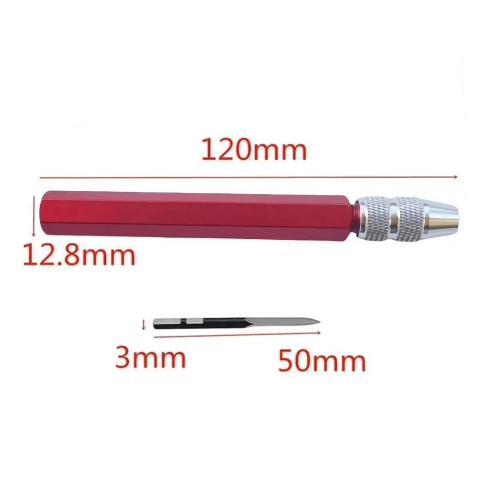 Triangular Burr Scraper Set SC1300 Handle and BD5010 Blade Adjustable Tool for Metalworking Deburring and Trimming