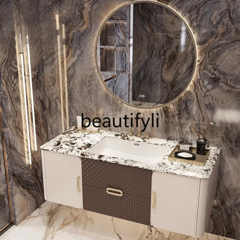 new natural luxury stone light luxury oak paint bathroom cabinet toilet washbasin cabinet
new natural luxury stone light luxury oak paint bathroom cabinet toilet washbasin cabinet