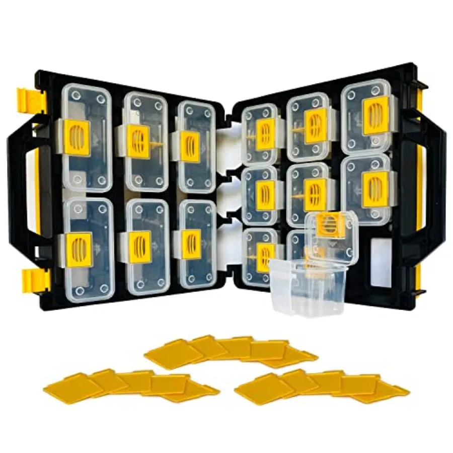 Ящик для хранения инструментов с запатентованным съемным органайзером и двусторонним чехлом для переноски, предназначенный для винтов, гаек и болтов.
Ящик для хранения инструментов с запатентованным съемным органайзером и двусторонним чехлом для переноски, предназначенный для винтов, гаек и болтов.