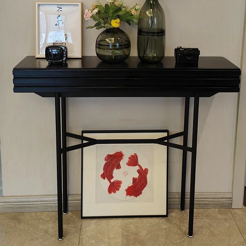 Italian Solid Wood Console Tables Hallway Porch Cabinet with Drawer Light Luxury Living Room Furniture Designer Home Side Table
Italian Solid Wood Console Tables Hallway Porch Cabinet with Drawer Light Luxury Living Room Furniture Designer Home Side Table