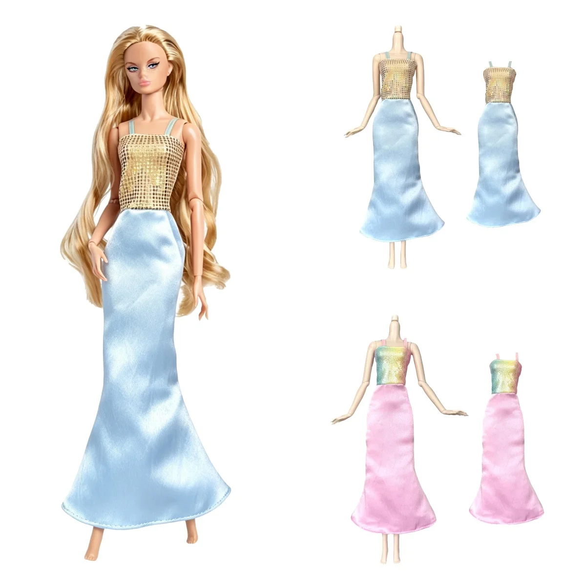 Simple And Sweet Dress Luxury Sparkling Fish Tail Evening Dress For 1/6 Babi Xianxian Supermodel Doll Dress Up Clothes Parts
Simple And Sweet Dress Luxury Sparkling Fish Tail Evening Dress For 1/6 Babi Xianxian Supermodel Doll Dress Up Clothes Parts