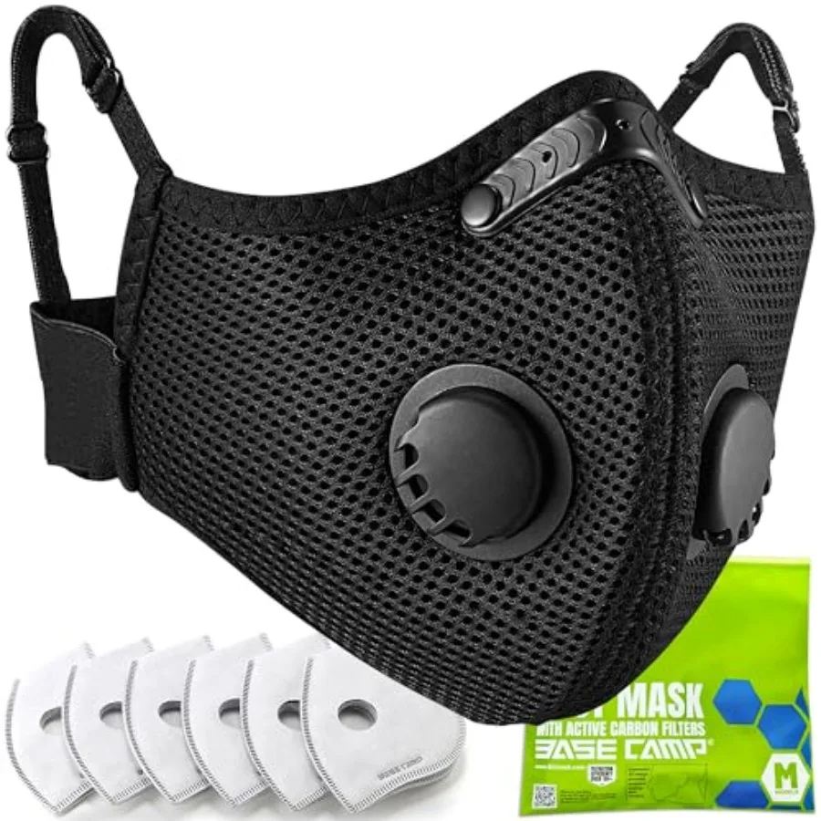 M Plus Dust Mask, Breathable Reusable Face Mask with 6 Activated Carbon Filters for Woodworking Construction Mowing Grinding
M Plus Dust Mask, Breathable Reusable Face Mask with 6 Activated Carbon Filters for Woodworking Construction Mowing Grinding