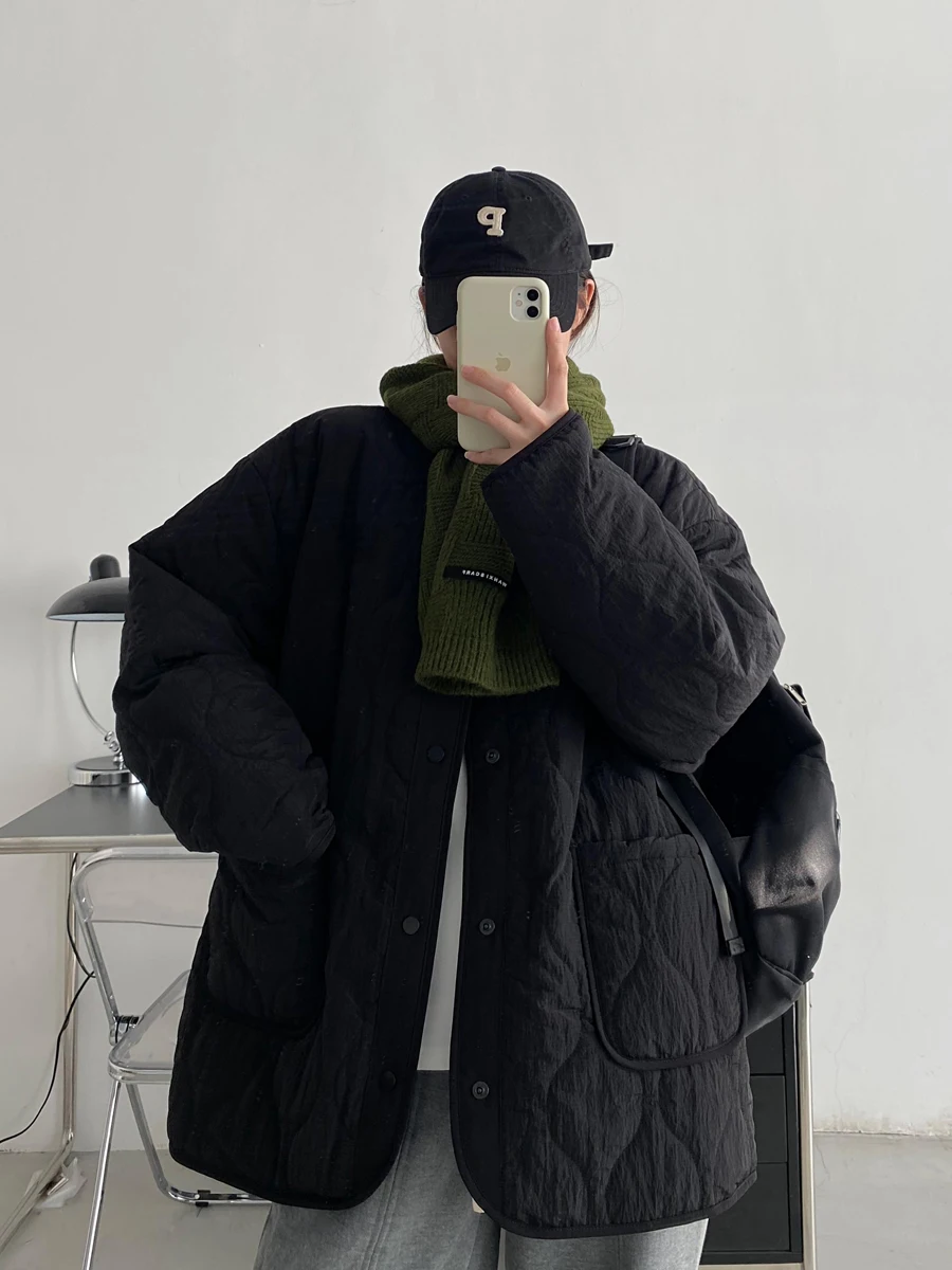 Новая женская свободная хлопковая жилетка с V-образным вырезом и длинными рукавами для осени и зимы, повседневная, черная, из хлопка
Новая женская свободная хлопковая жилетка с V-образным вырезом и длинными рукавами для осени и зимы, повседневная, черная, из хлопка