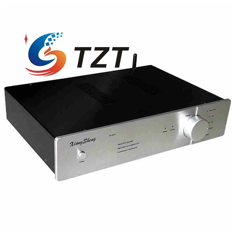 TZT DAC05A II QCC3084 Bluetooth5.4/QCC5124 Bluetooth5.1 DAC HiFi USB DAC Balanced Tube DAC 4 Parallel PCM1794A with Silver Panel
TZT DAC05A II QCC3084 Bluetooth5.4/QCC5124 Bluetooth5.1 DAC HiFi USB DAC Balanced Tube DAC 4 Parallel PCM1794A with Silver Panel