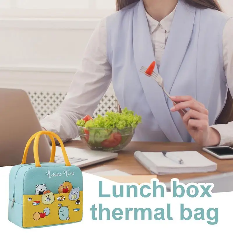 Cartoon Lunch Bag Animal Pattern Lunch Bag Insulated Waterproof Leakproof Portable Cooler Thermal Bag For Outdoor Travel Picnic
Cartoon Lunch Bag Animal Pattern Lunch Bag Insulated Waterproof Leakproof Portable Cooler Thermal Bag For Outdoor Travel Picnic