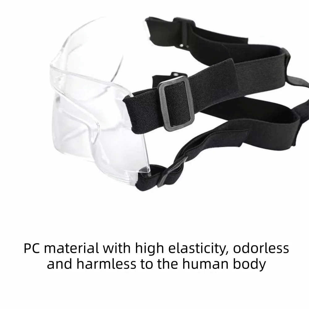 Adjustable Basketball Face Mask 0.4cm Thickness Breathable Nose Guard Impact Resistant Ergonomics Protective Facial Cover Boxing
Adjustable Basketball Face Mask 0.4cm Thickness Breathable Nose Guard Impact Resistant Ergonomics Protective Facial Cover Boxing