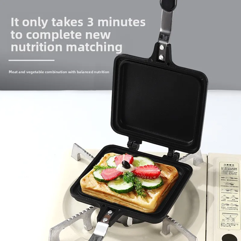 Для домашних мелочей, двусторонняя нагревательная сковорода с антипригарным покрытием, блюдо для выпечки сэндвичей, форма для приготовления хлеба для завтрака, сковорода
Для домашних мелочей, двусторонняя нагревательная сковорода с антипригарным покрытием, блюдо для выпечки сэндвичей, форма для приготовления хлеба для завтрака, сковорода