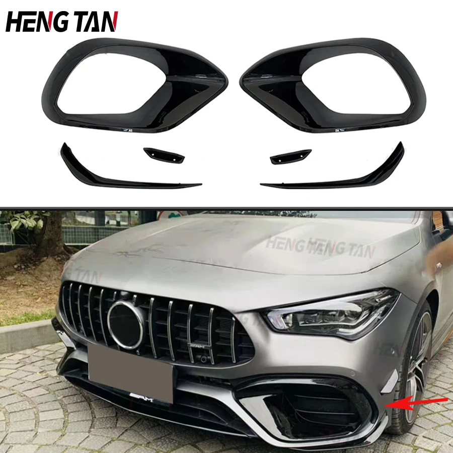Front Bumper Lip Air Vent Covers Trims Carbon Fiber Fins Splitters Flaps For Mercedes Benz W118 C118 CLA45 AMG 2020+ Car parts
Front Bumper Lip Air Vent Covers Trims Carbon Fiber Fins Splitters Flaps For Mercedes Benz W118 C118 CLA45 AMG 2020+ Car parts
