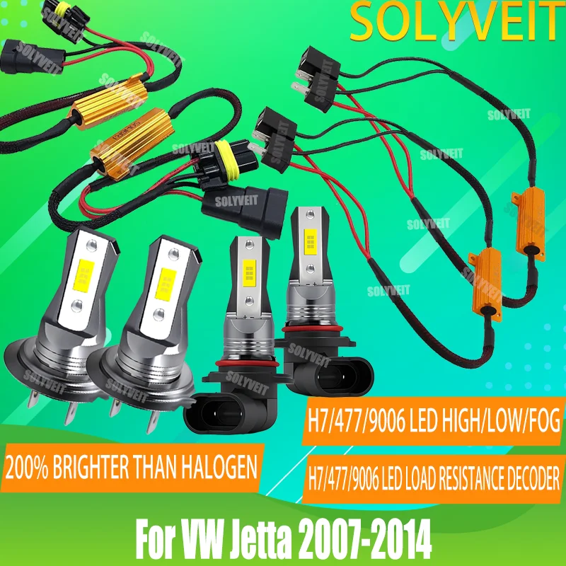 Effortless Upgrade: Drop-In LED Bulbs Brighter, Quieter Than Halogen H7 HB4 For VW Jetta 2007 2008 2009 2010 2011 2012 2013 2014
Effortless Upgrade: Drop-In LED Bulbs Brighter, Quieter Than Halogen H7 HB4 For VW Jetta 2007 2008 2009 2010 2011 2012 2013 2014