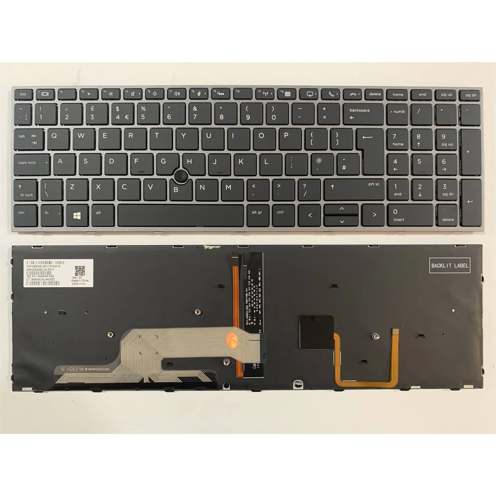 UK FR US SP Layout for HP ZBOOK 17 G5 ZBOOK 17 G6/ZBOOK 15 G5 ZBOOK 15 G6 HSN-Q13C Laptop Keyboard
UK FR US SP Layout for HP ZBOOK 17 G5 ZBOOK 17 G6/ZBOOK 15 G5 ZBOOK 15 G6 HSN-Q13C Laptop Keyboard