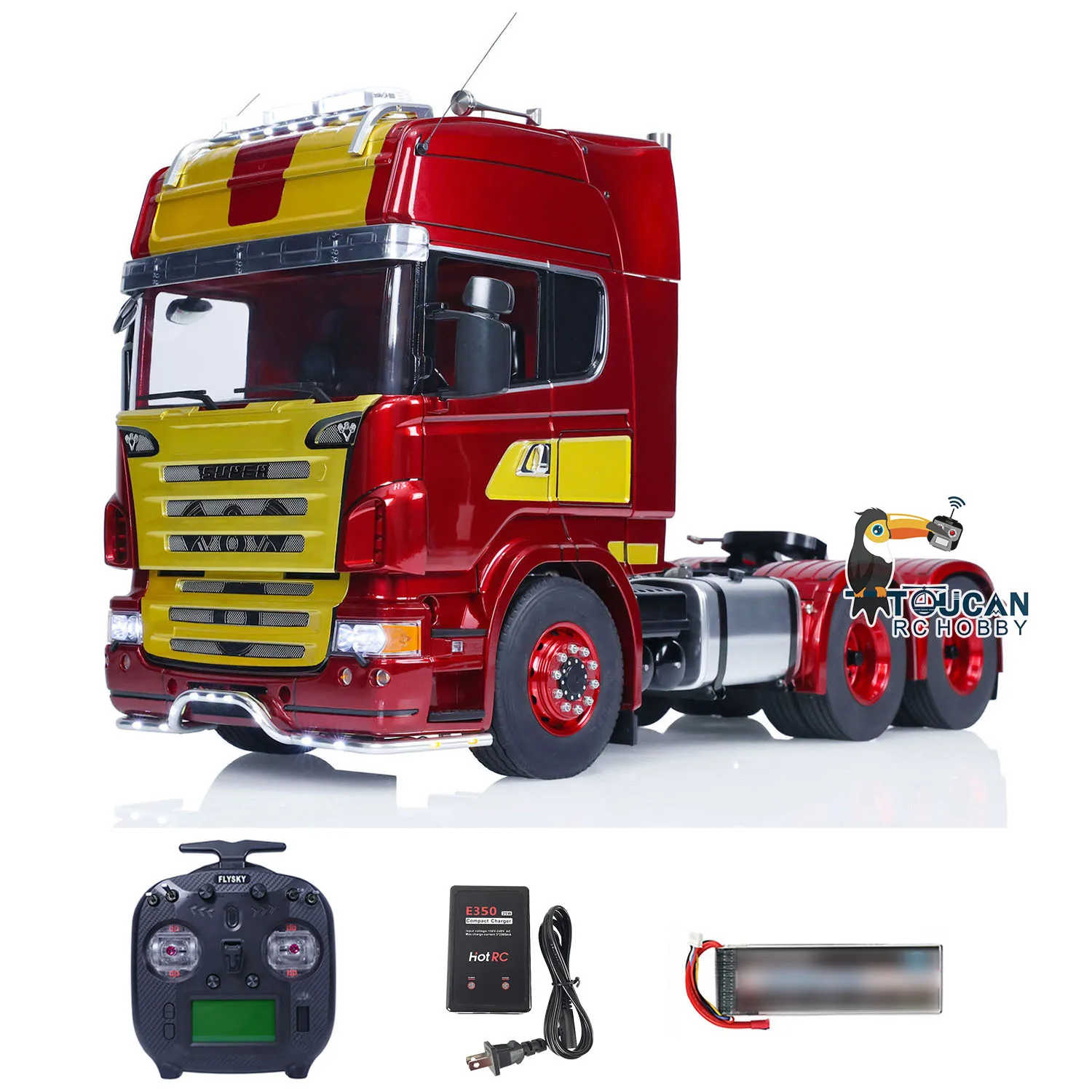 LESU 1/14 RC Tractor Truck 6x6 Customized Metal Chassis Model Remote Control Cars Smoking Unit Lights Sounds Toy THZH1635
LESU 1/14 RC Tractor Truck 6x6 Customized Metal Chassis Model Remote Control Cars Smoking Unit Lights Sounds Toy THZH1635