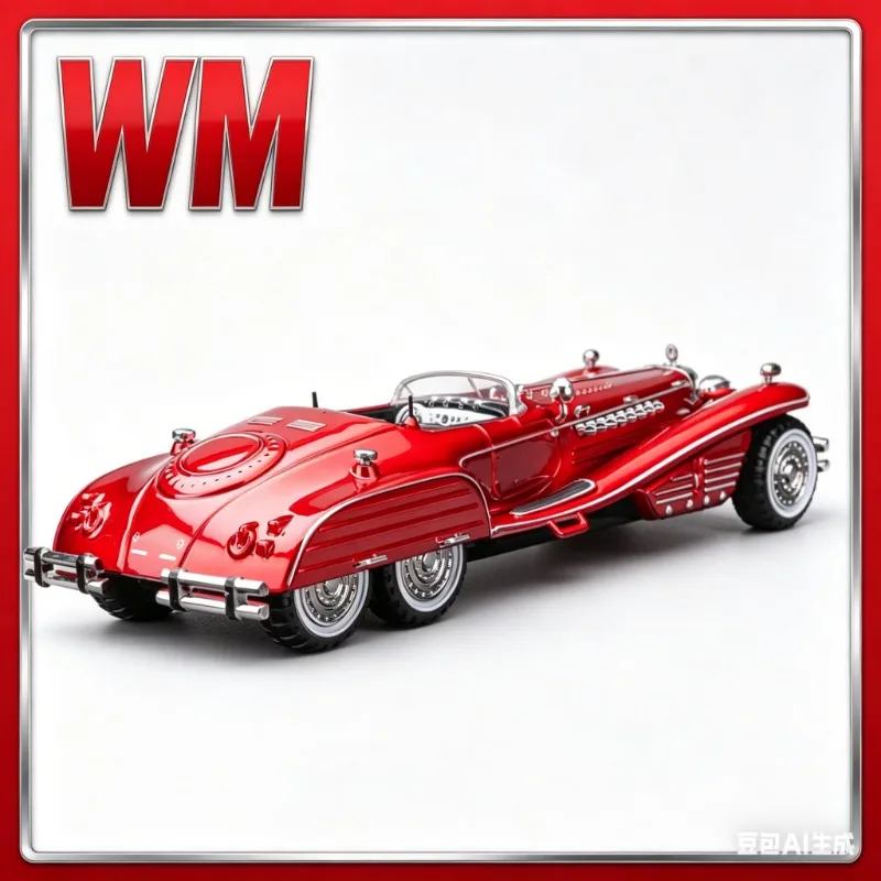WM 1:64 Hydra Schmidt V16 sports car, Captain America's Red Skull, alloy car model, simulated static ornament, adult collectible
WM 1:64 Hydra Schmidt V16 sports car, Captain America's Red Skull, alloy car model, simulated static ornament, adult collectible