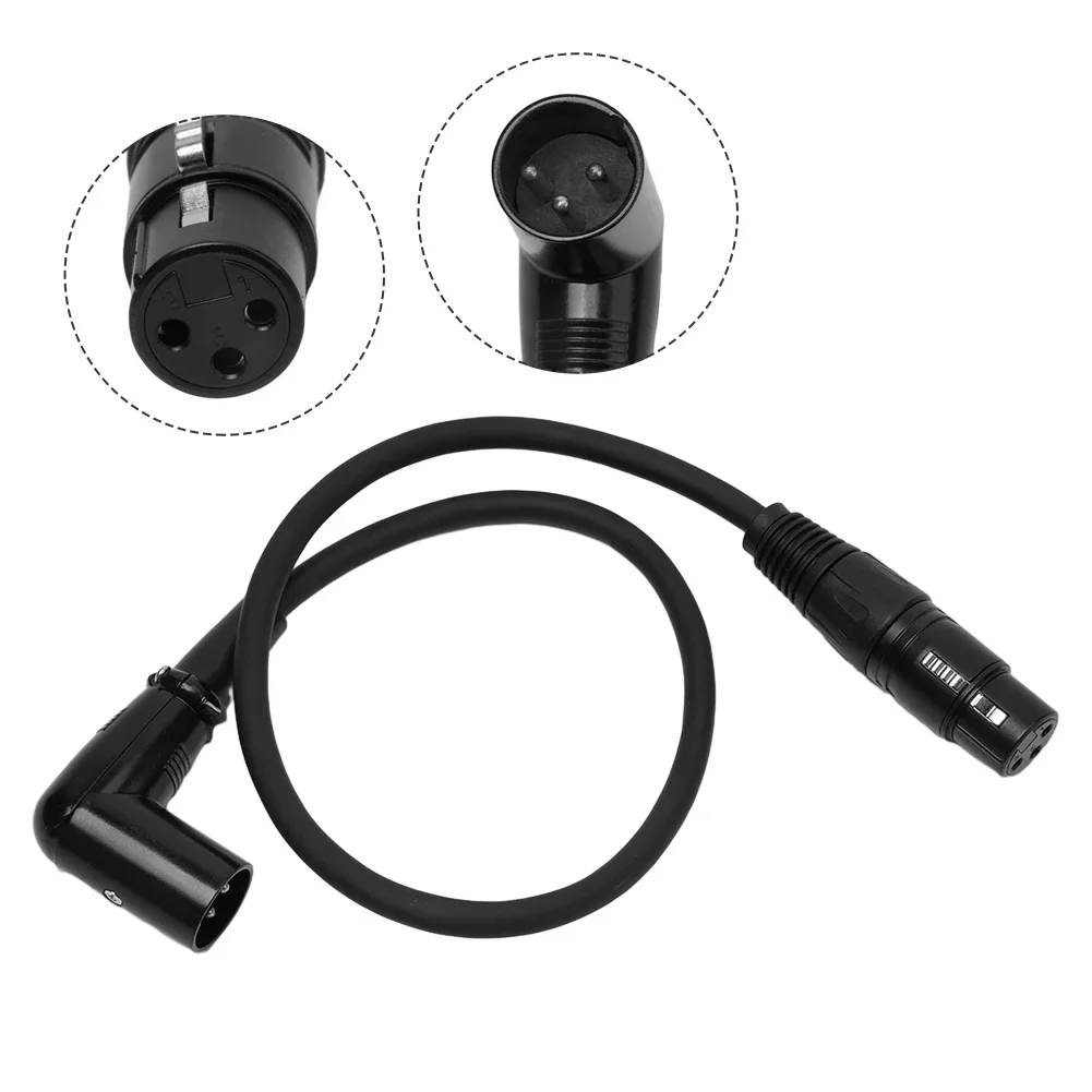 3 Pin XLR Right Angle Male To Female Plug Microphone Audio Cable Shielded Cord Musical Instruments Accessories Parts
3 Pin XLR Right Angle Male To Female Plug Microphone Audio Cable Shielded Cord Musical Instruments Accessories Parts