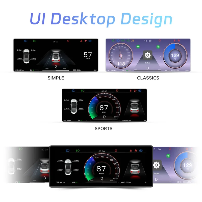 AASS-6.2 Inch HUD HD IPS Dashboard Display Screen Instrument Dashboard Head Up Display Black ABS For Tesla Model 3 Model Y 2017-
AASS-6.2 Inch HUD HD IPS Dashboard Display Screen Instrument Dashboard Head Up Display Black ABS For Tesla Model 3 Model Y 2017-