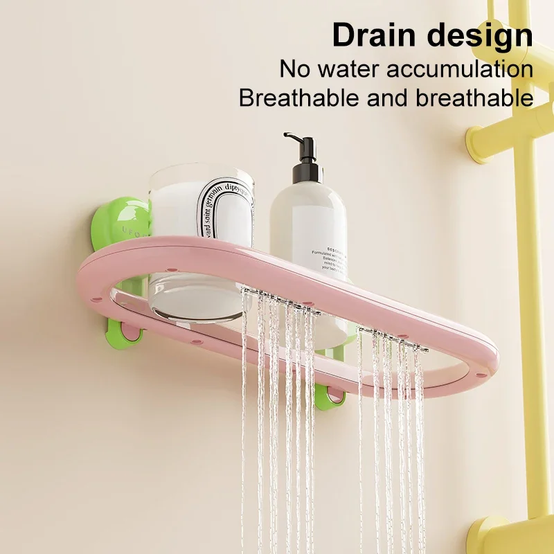 UFORU Suction cup oval shelf Bathroom perforation-free wall-mounted shower gel hand sanitizer dopamine storage shelf Wall shelfs
UFORU Suction cup oval shelf Bathroom perforation-free wall-mounted shower gel hand sanitizer dopamine storage shelf Wall shelfs