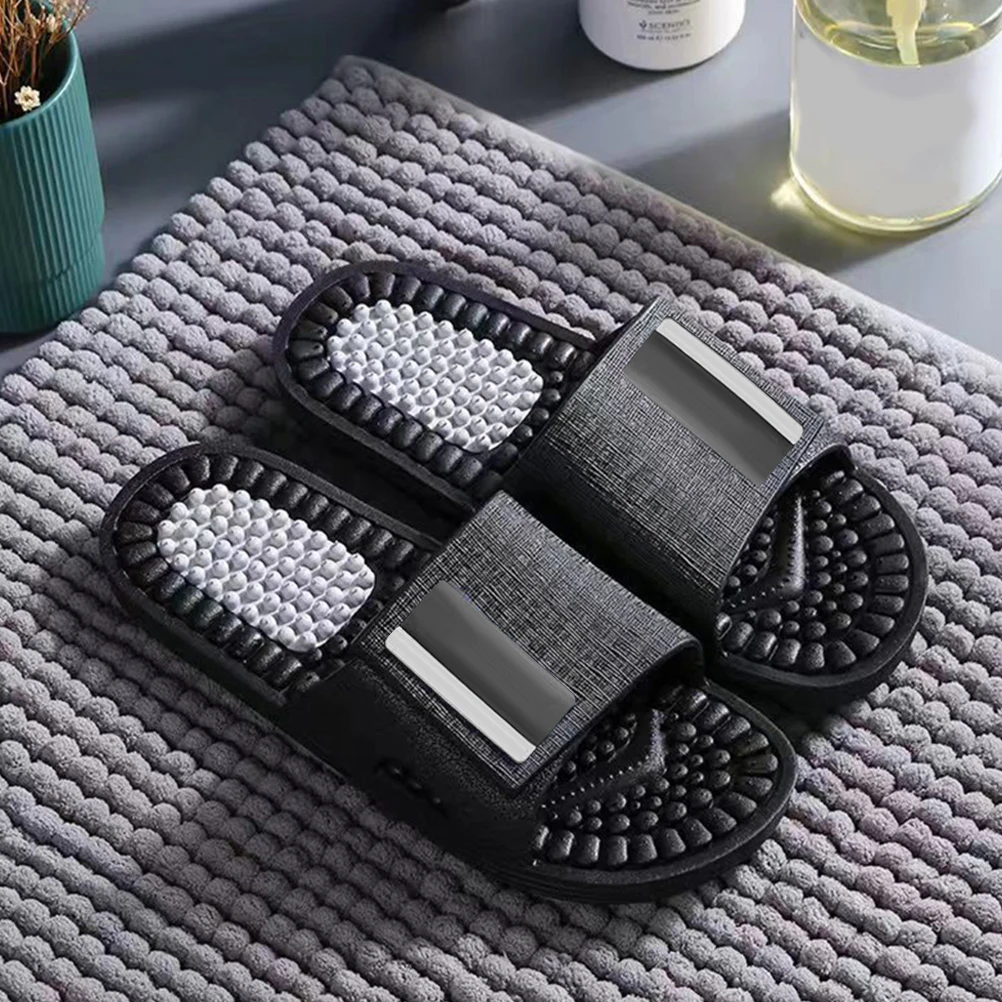 1pcs Massage Slippers Bath Anti Slip Home Use Black 42 43 Unisex Shoes Bedroom Bathroom Balcony Pool Health Acupoint
1pcs Massage Slippers Bath Anti Slip Home Use Black 42 43 Unisex Shoes Bedroom Bathroom Balcony Pool Health Acupoint