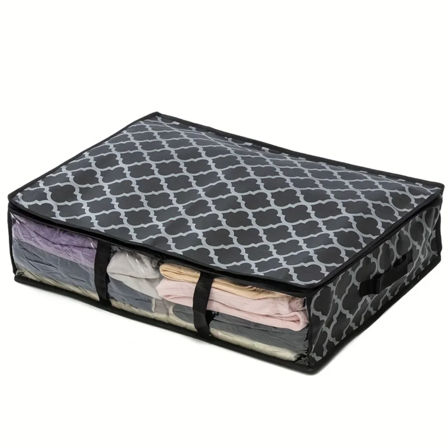 1pc Foldable Under Bed Container with Handles - Space Saving Organizer Comforters,, Clothing,Toys 40L Capacity
1pc Foldable Under Bed Container with Handles - Space Saving Organizer Comforters,, Clothing,Toys 40L Capacity