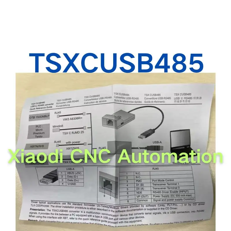 Новый кабель для программирования TSXCUSB485 с быстрой доставкой
Новый кабель для программирования TSXCUSB485 с быстрой доставкой