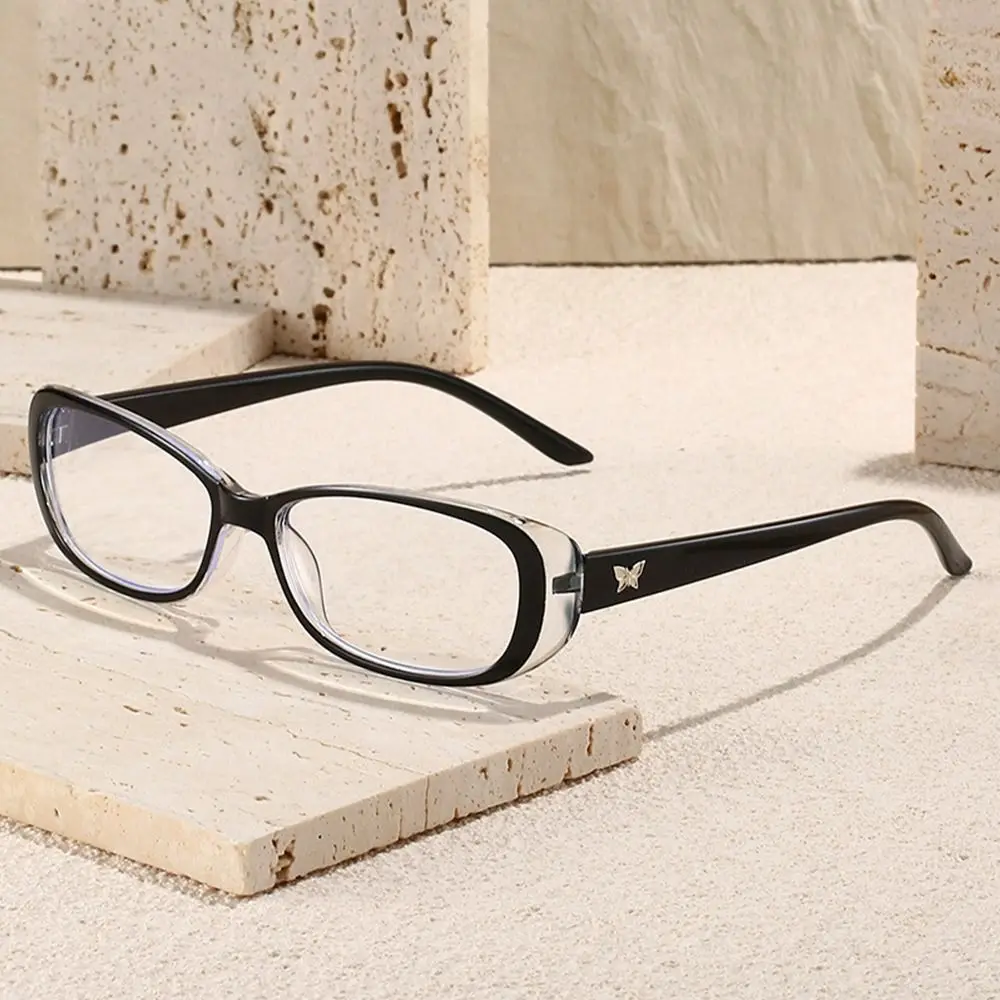 Reading Glasses Anti-Blue Light Eye Protection Ultralight Square Eyeglasses PC Butterfly Women Hyperopia Glasses +100 to +400
Reading Glasses Anti-Blue Light Eye Protection Ultralight Square Eyeglasses PC Butterfly Women Hyperopia Glasses +100 to +400