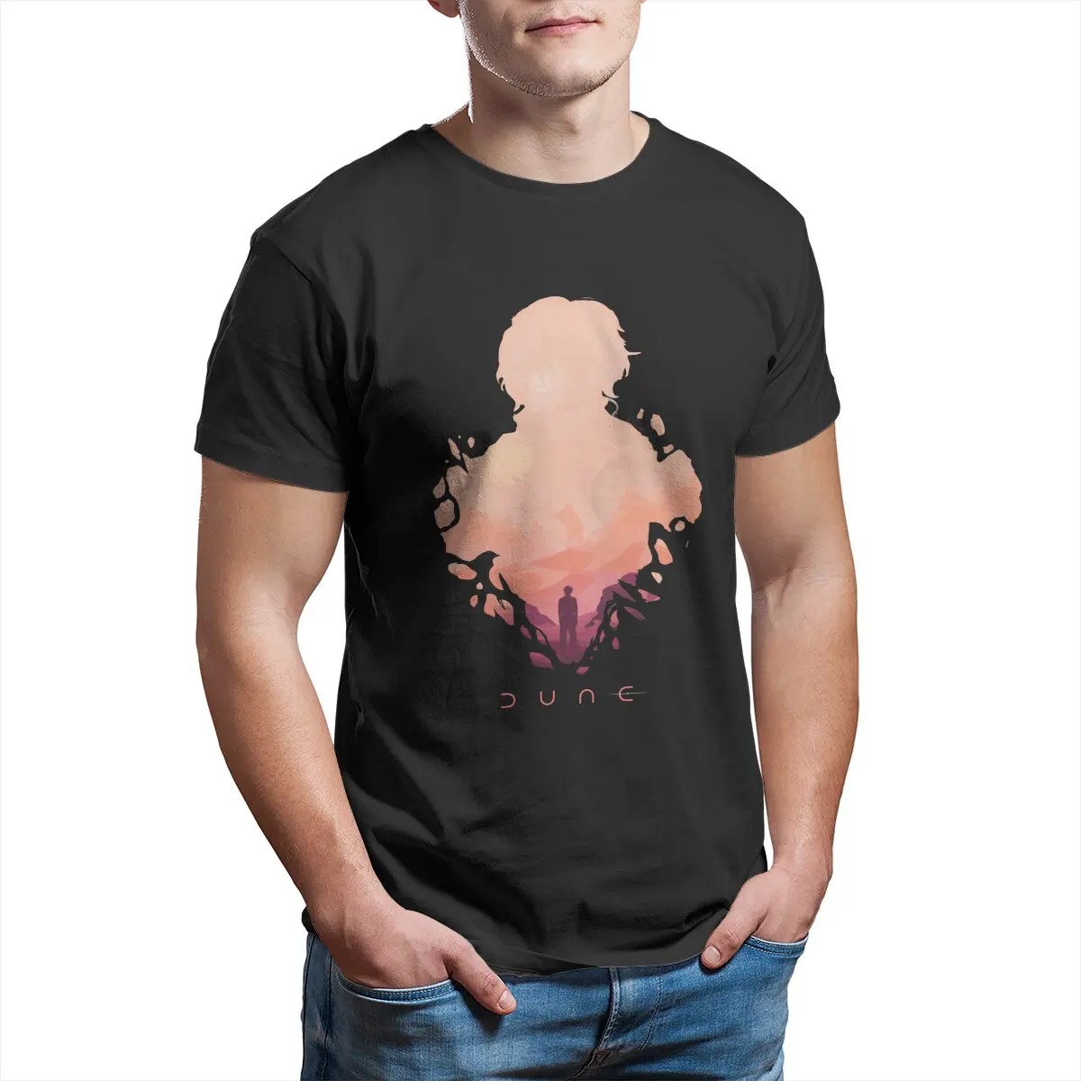 A Dream of Arrakis Dune movie for fan art Sandworm Desert landscape space T-Shirts for Men Pure Cotton Tee Plus Size Clothes
A Dream of Arrakis Dune movie for fan art Sandworm Desert landscape space T-Shirts for Men Pure Cotton Tee Plus Size Clothes