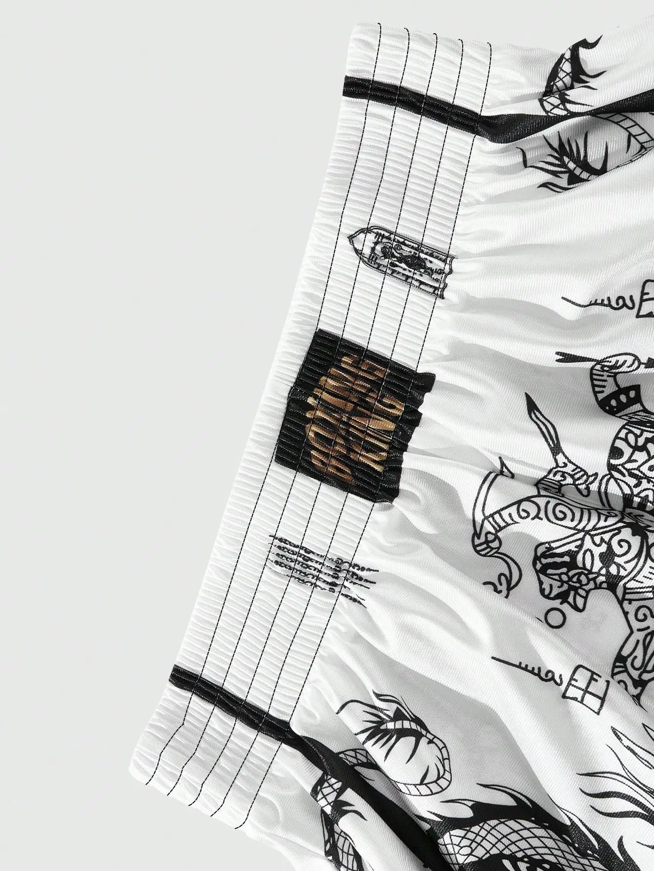 Mens Dragon Tiger Animal Print Elastic Waist Boxer Shorts
Mens Dragon Tiger Animal Print Elastic Waist Boxer Shorts