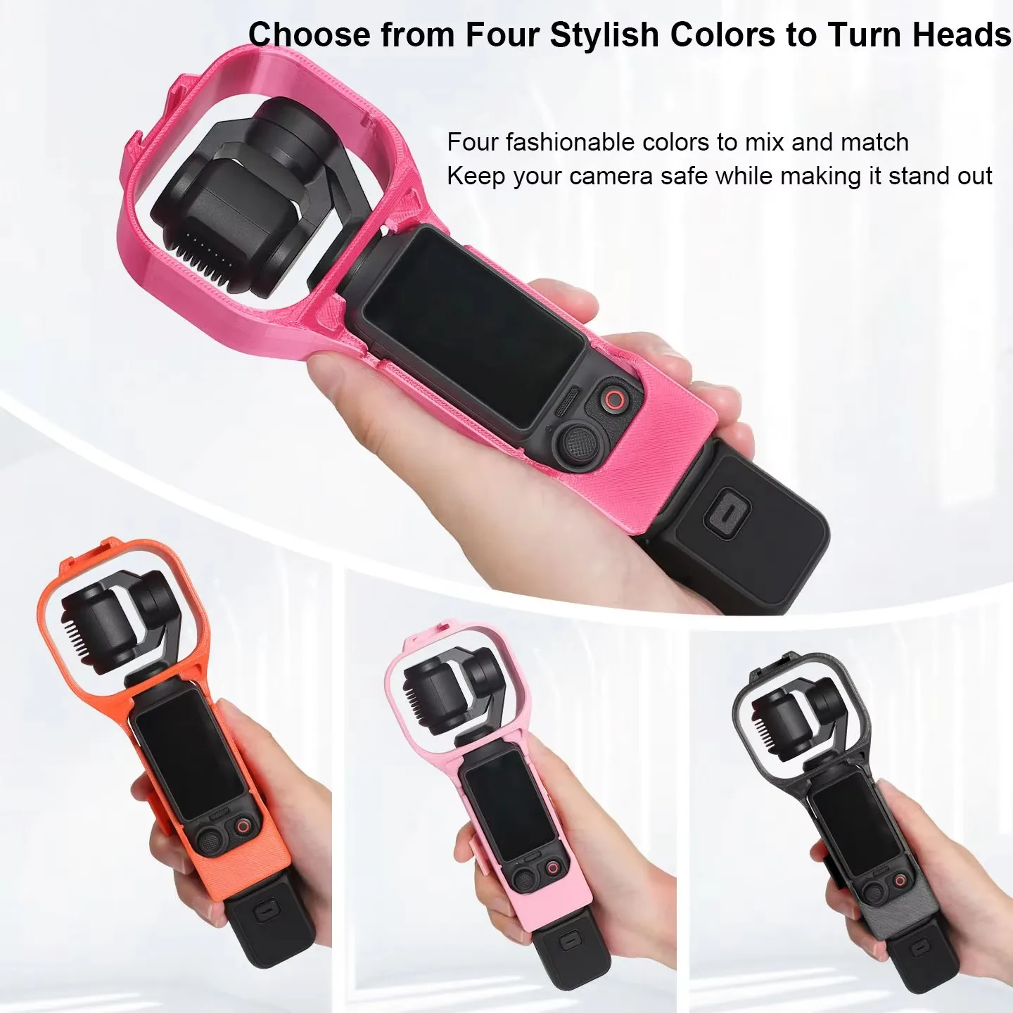 Quick Shoot Slim Case for DJI Pocket 4 30g Lightweight with Cold Shoe for Microphone Light Handle Strap
Quick Shoot Slim Case for DJI Pocket 4 30g Lightweight with Cold Shoe for Microphone Light Handle Strap