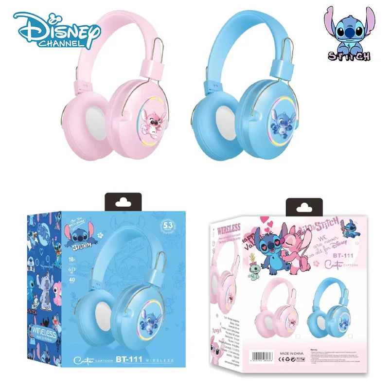 Disney Stitch Bluetooth Headset Anime Figure Stitch Computer Mobile Phone Music Stereo Headset Foldable Light -up MP3 Headphones
Disney Stitch Bluetooth Headset Anime Figure Stitch Computer Mobile Phone Music Stereo Headset Foldable Light -up MP3 Headphones
