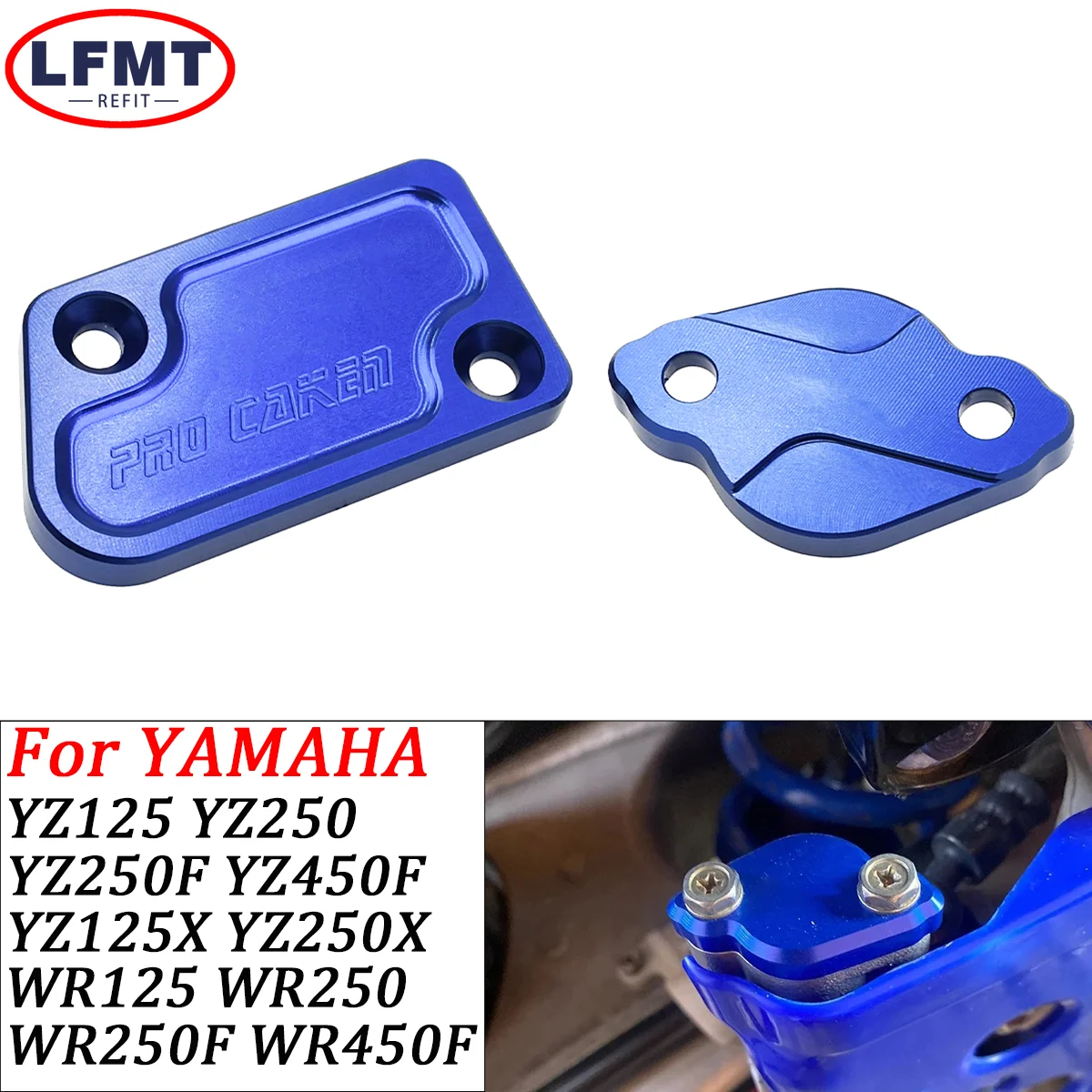 Motorcycle CNC Front Rear Brake Fluid Reservoir Cover Cap For YAMAHA YZ125 YZ250 YZ250F YZ426F YZ450F 08-20 YZ125X WR250F WR450F
Motorcycle CNC Front Rear Brake Fluid Reservoir Cover Cap For YAMAHA YZ125 YZ250 YZ250F YZ426F YZ450F 08-20 YZ125X WR250F WR450F