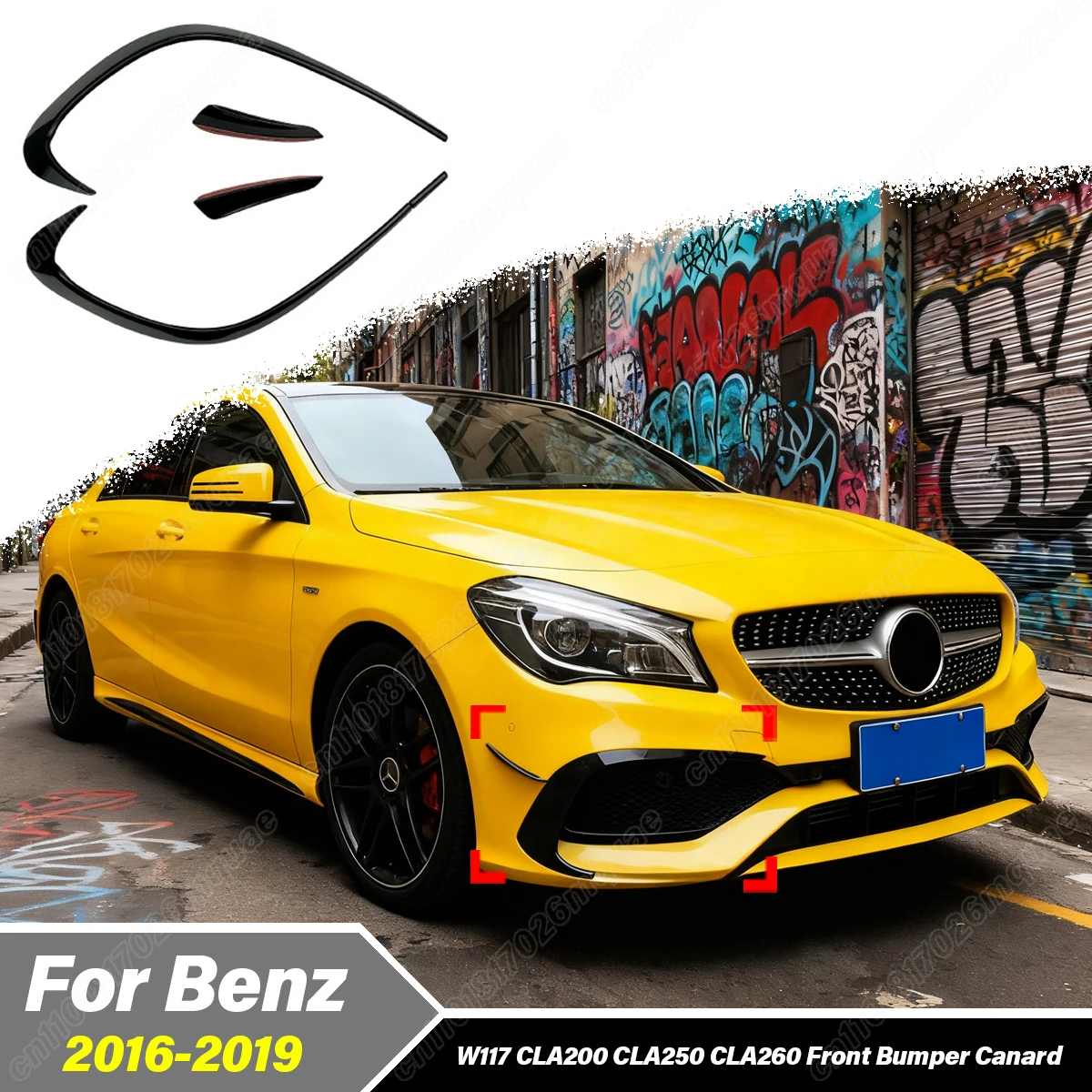 For Mercedes-Benz W117 CLA Class CLA200 CLA250 CLA260 AMG 2016 2017 2018 2019 Automobile Front Fog Lamp Eyebrows Decoration Kit
For Mercedes-Benz W117 CLA Class CLA200 CLA250 CLA260 AMG 2016 2017 2018 2019 Automobile Front Fog Lamp Eyebrows Decoration Kit