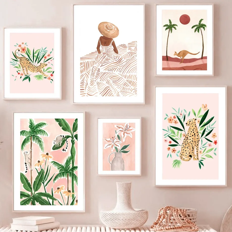 Abstract Flower Plants Girl Leopard Camel Wall Art Canvas Painting Nordic Posters And Prints Wall Pictures For Living Room Decor
Abstract Flower Plants Girl Leopard Camel Wall Art Canvas Painting Nordic Posters And Prints Wall Pictures For Living Room Decor