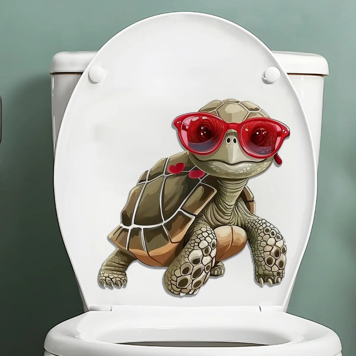 Funny Turtle with Glasses Wall Decal for Living Room Decoration Easy to Beautify Your Home, Used for Toilet, Car,Refrigerator
Funny Turtle with Glasses Wall Decal for Living Room Decoration Easy to Beautify Your Home, Used for Toilet, Car,Refrigerator