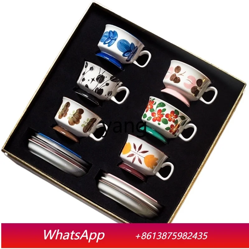 TGF Gift Ceramic Coffee Cup and Saucer Set Fruit Flower Tea Cup Cute Ceramic Cup
TGF Gift Ceramic Coffee Cup and Saucer Set Fruit Flower Tea Cup Cute Ceramic Cup