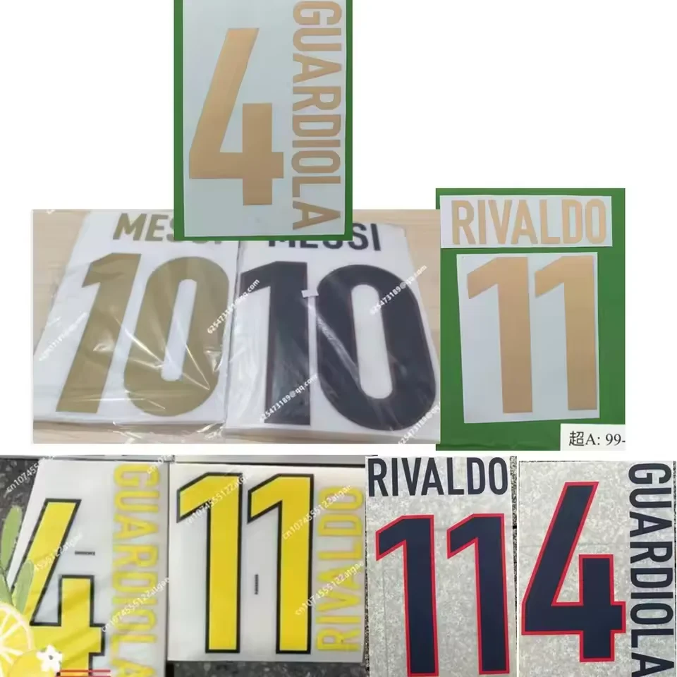 Super A plastique 1998 1999 personnalisé RIVAldO GuARdiOLA XaVI qualité supérieure transfert de chaleur rétro Football nom nomse
Super A plastique 1998 1999 personnalisé RIVAldO GuARdiOLA XaVI qualité supérieure transfert de chaleur rétro Football nom nomse