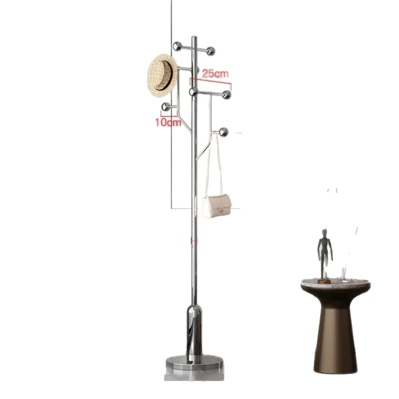 Coat rack Metal hanger Floor-to-ceiling bedroom Stainless steel clothes hanger Grey living room single pole household
Coat rack Metal hanger Floor-to-ceiling bedroom Stainless steel clothes hanger Grey living room single pole household