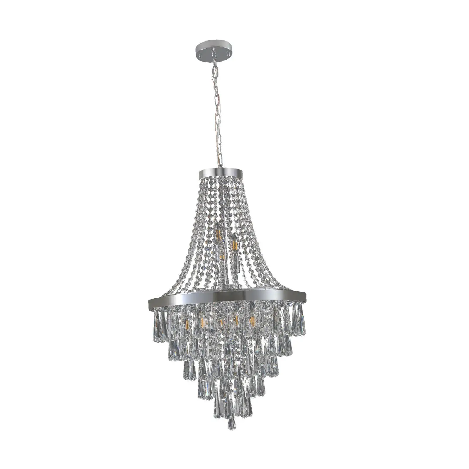 Современная хрустальная люстра, регулируемый подвесной светильник, роскошное освещение для гостиной и столовой
Современная хрустальная люстра, регулируемый подвесной светильник, роскошное освещение для гостиной и столовой